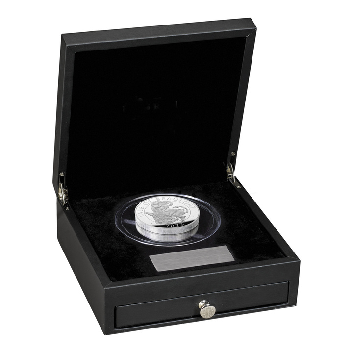 The Royal Tudor Beasts: The Yale of Beaufort 10 oz Silber 2023 Proof
