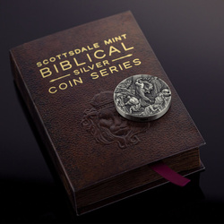 Niue: Biblické - Očištění chrámu 2 unce stříbra 2022 Proof Antiqued Coin