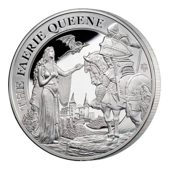 St Helena Una & Redcrosse 5 oz Silber 2022 Proof