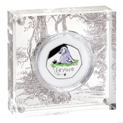 Winnie the Pooh - Eeyore colorato argento 2022 Proof