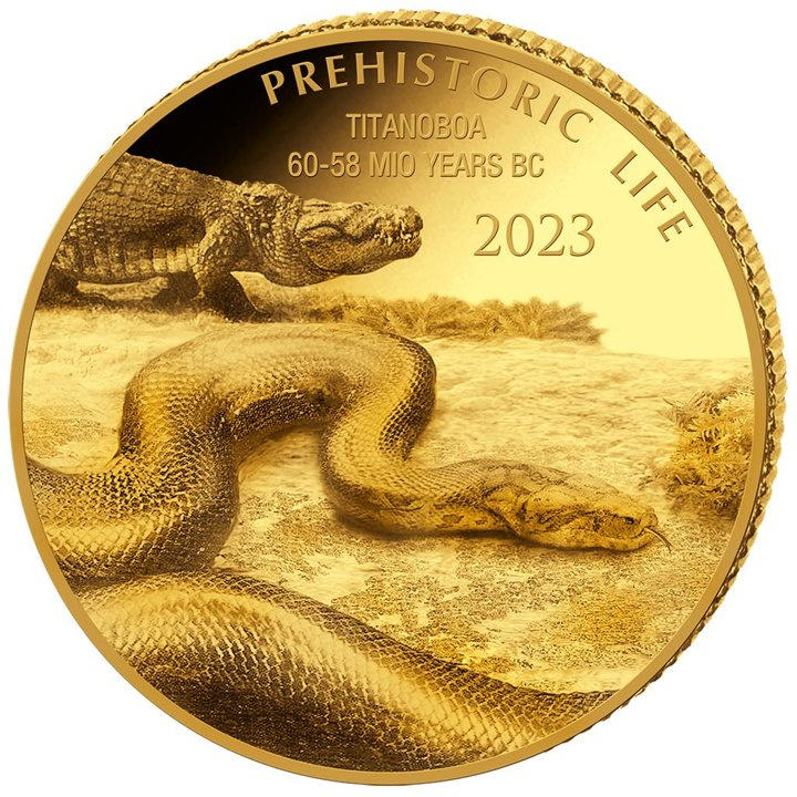 Congo: Prehistoric Life - Titanoboa 0.5 g Gold 2023 Proof