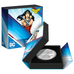 Niue: DC Comics - Wonder Woman 1 oz Plata 2023 Proof
