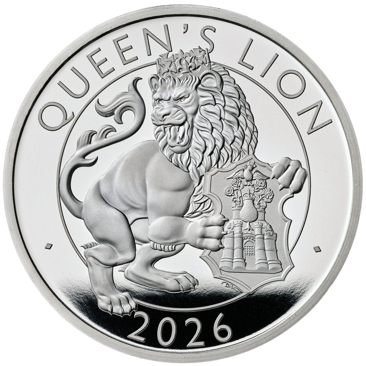 The Royal Tudor Beasts: Queen’s Lion 2 x 1 oz Silver 2026 Proof/Matte Proof