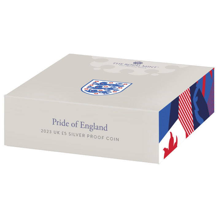 Pride of England £5 Silver 2023 Proof