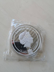 Samoa: Calendario Azteca 5 oz Plata 2021 Prooflike