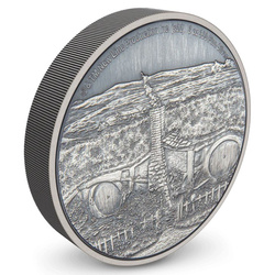 Niue : Le Seigneur des Anneaux - La Comté 3 onces d'argent 2022 Finition antique