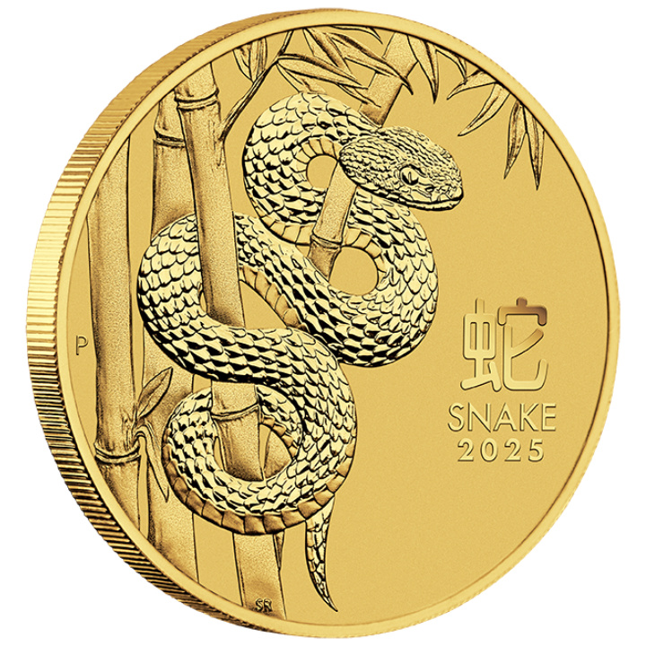 Perth Mint: Lunar III - Rok Węża 1/4 uncji Złota 2025