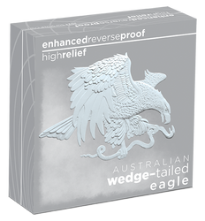 Águila Australiana 5 oz Plata 2021 Proof Alto Relieve