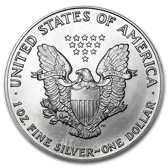Aigle américain 1 once d'argent 1991