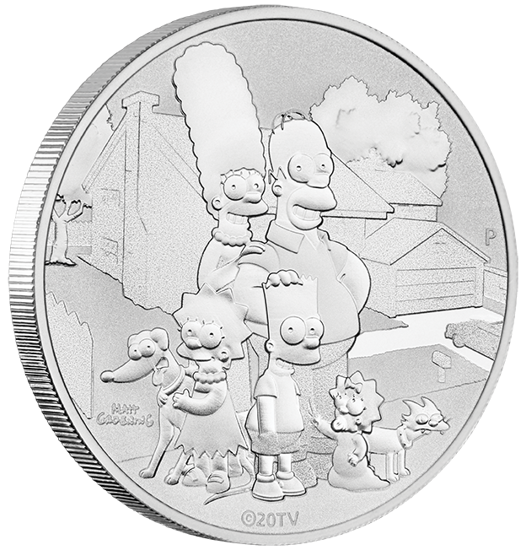 Tuvalu: La Familia Simpson 1 oz Plata 2021