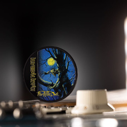 Cook Islands: Iron Maiden – Fear of the Dark kolorowany 1 uncja Srebra 2022 Obsidian Black Coin