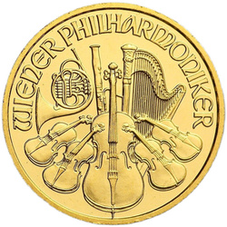 Moneta d’oro Filarmonica di Vienna 1/10 oncia d’oro 2011