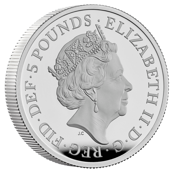 The Queen’s Beasts 2021: Set of 10 coins 2 oz Silber Proof