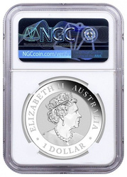 Australijski Emu 1 uncja Srebra 2019 MS 70 NGC First Day of Issue