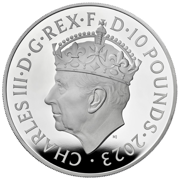 Coronación de Su Majestad el Rey Carlos III 5 uncji Srebra 2023 Proof