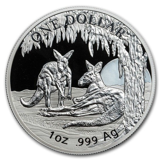 Canguro Australiano 1 oz Plata 2018 PROOF