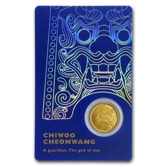 Chiwoo Cheonwang 1/10 oz Gold 2018 (Blau)