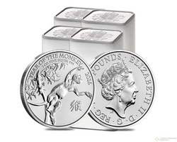 Majom éve 1 uncia ezüst Nagy-Britannia 2016