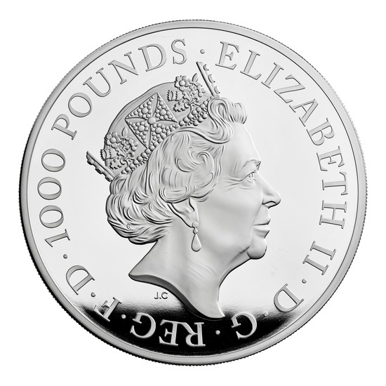 Britannia 2000 grammi d'argento 2022 Proof