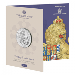 The Royal Tudor Beasts Lion of England Cupronichel 2022