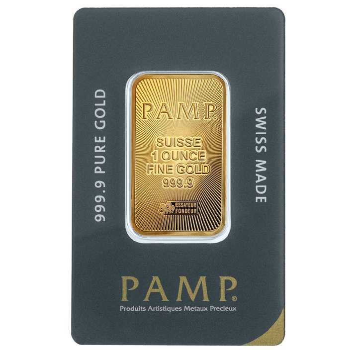 PAMP Suisse Goldbarren 1 oz Gold neu
