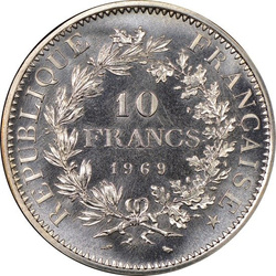 Franciaország 10 FRANC Különböző évek