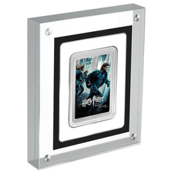 Niue: Harry Potter - Movie Poster 'Harry Potter and the Deathly Hallows Part 1' coloured 1 oz Silver 2021 Proof