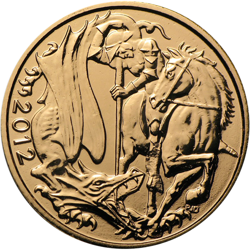 Wielka Brytania: Pół Suwerena Elżbieta II 2012