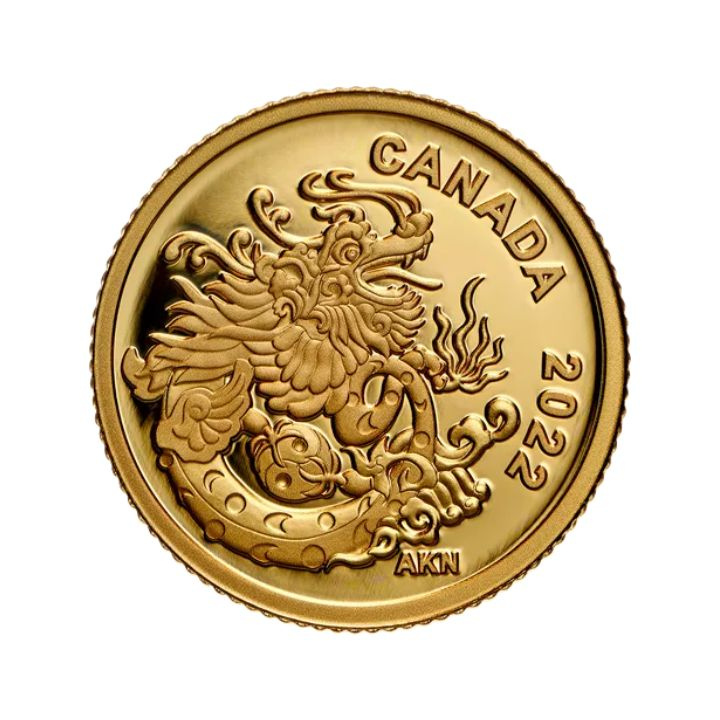 Canada: Drago della Terra Oro 2022 Proof