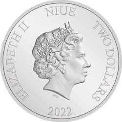 Niue: Żółw Szylkretowy 5 uncji Srebra 2022