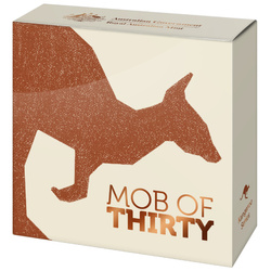 RAM : Canguro Serie 30 Aniversario - Mob of Thirty 1 oz Plata 2023 Proof "C" Mintmark