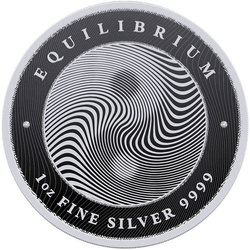 Tokelau: Equilibrium 1 uncja Srebra 2021 Proof