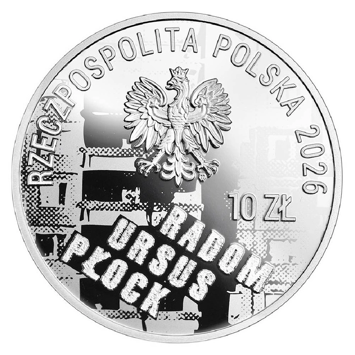’76 június 50. évfordulója színezett 10 zł ezüst érme 2026 Proof
