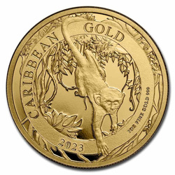 Barbados: Caribbean - Green Monkey 1 oz Gold 2023