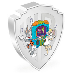 Niue: Looney Tunes Mashups - Flintstones colored 2 oz Silver 2023 Proof