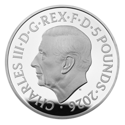Srebrna Moneta 100th Anniversary of the Birth of Queen Elizabeth £5 Srebro 2026 Proof