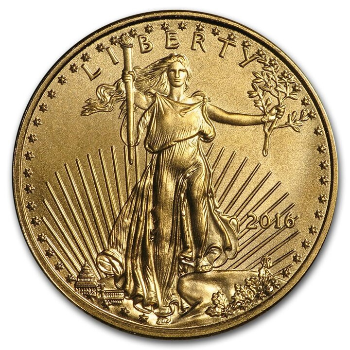 American Eagle 1/10 oz Gold 2016