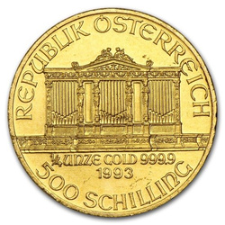 Filarmonica di Vienna 1/4 oncia d'oro 1993