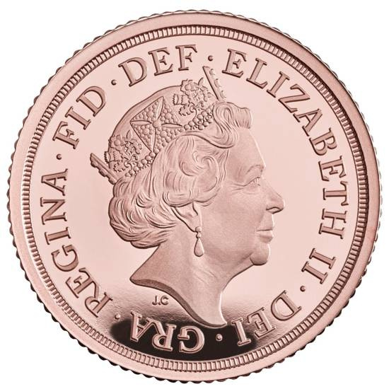 Reino Unido: Medio Soberano Elizabeth II 2022 Proof