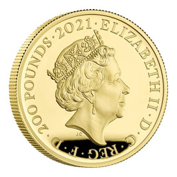 Gothic Crown Portrait 2 once d'oro 2021 Proof