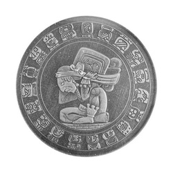 Samoa: Mayan Calendar 1 oz Silber 2022 Antiqued Coin
