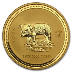 Lunar I: Rok Świni 1 uncja Złota 2007
