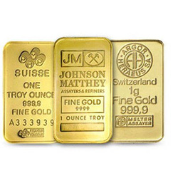 1 Unze Goldbarren Unsortierbar 