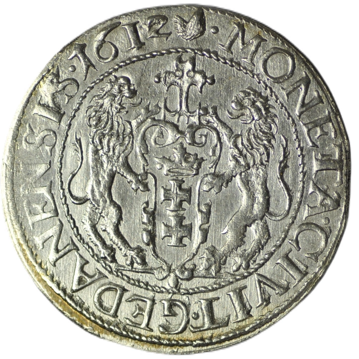Sigismund III Vasa. Ort (18 groszy) Silver 1612 (condition 1 / 1- )