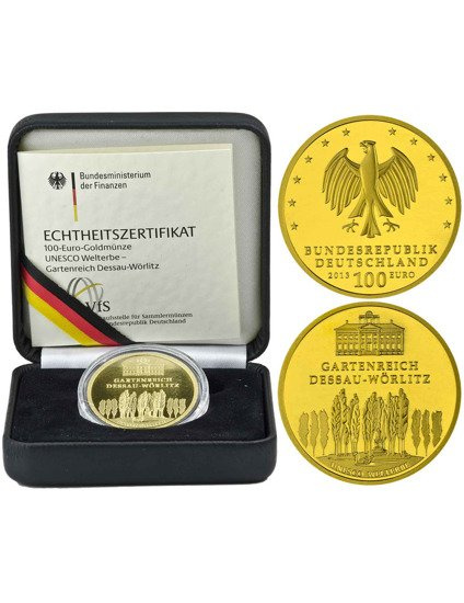 Dessau-Wörlitz kertek 1/2 uncia arany 2013