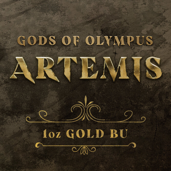 Tuvalu: Dioses del Olimpo - Artemisa 1 oz Oro 2023