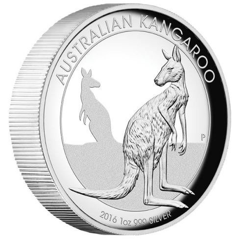 Australian Kangaroo 1 oz Silver 2016 High Relief