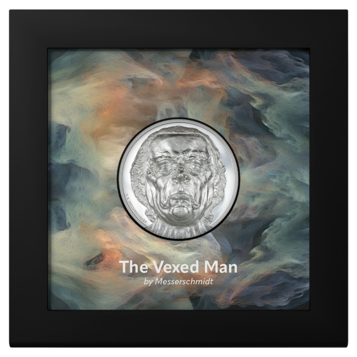 Cook Islands: Striking Heads - The Vexed Man 2 uncje Srebra 2023 Proof Ultra High Relief