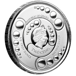 Ensemble Ghana : Alien 4 x 1/2 once d'argent 2022