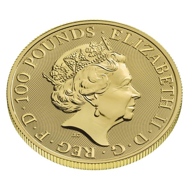 The Royal Tudor Beasts: The Yale Of Beaufort 1 oz Gold 2023